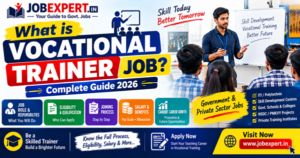 What is vocational trainer job Joining process, salary